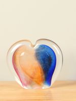 Glassculptuur Hart 15cm.