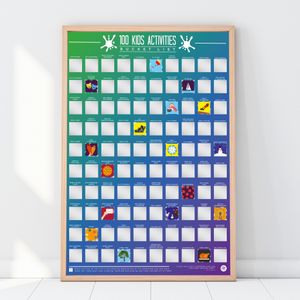 Gift Republic Kraskaart - 100 Kinderactiviteiten