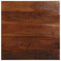 Tafelblad vierkant 40x40x2,5 cm massief gerecycled hout