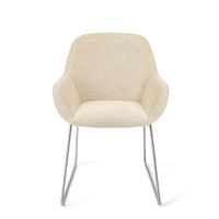 Jesper Home Kushi eetkamerstoel Trouty Tinge slide steel