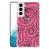 Samsung Galaxy S22 Back Cover Swirl Pink