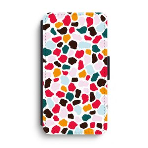 Colored Giraffe: iPhone XS Max Flip Hoesje