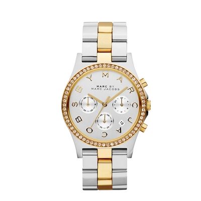 Horlogeband Marc by Marc Jacobs MBM3197 Roestvrij staal (RVS) Bi-Color 20mm