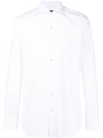 Finamore 1925 Napoli chemise ajustée à manches longues - Blanc