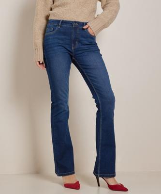 flared fit stretch jeans - noa