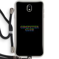Retro: Samsung Galaxy J7 (2017) Transparant Hoesje met koord