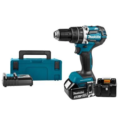 Makita DHP484RTJ accu klopboor-/schroefmachine 18V - 2x5.0 Ah accu en snellader in Mbox