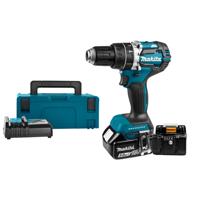 Makita DHP484RTJ accu klopboor-/schroefmachine 18V - 2x5.0 Ah accu en snellader in Mbox