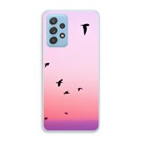 Fly away: Samsung Galaxy A73 Transparant Hoesje