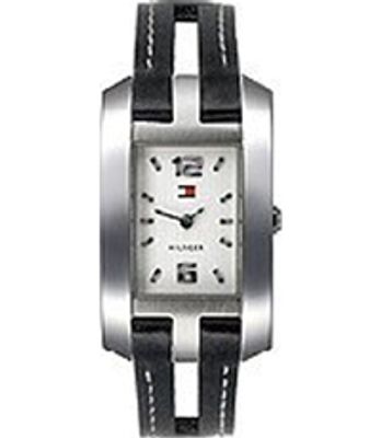 Horlogeband Tommy Hilfiger 679300398 0398 / F80164 Leder Zwart