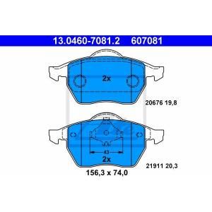 Ate Remblokset 13.0460-7081.2