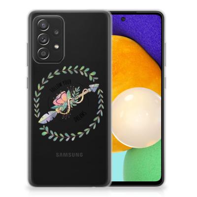 Samsung Galaxy A52 (5G/4G) Telefoonhoesje met Naam Boho Dreams Samsung Galaxy A52 (5G/4G) Telefoonhoesje met Naam Boho Dreams
