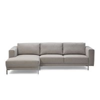 Montel Hoekbank Milano Grey - thumbnail