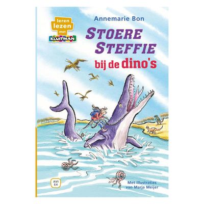 Uitgeverij Kluitman Stoere steffie bij de dino&apos;s - avi-e4
