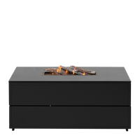 Cosi: Cosipure 120 Vuurtafel Zwart Tafelblad - zwart