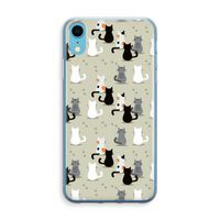 Katten: iPhone XR Transparant Hoesje