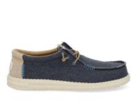 Hey Dude Wally coastline jute navy Blauw maat 41