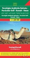 Wegenkaart - landkaart Verenigde Arabische Emiraten - Persische Golf - - thumbnail