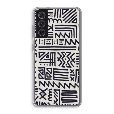 Marrakech print: Samsung Galaxy S21 FE Transparant Hoesje