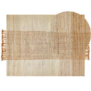 Beliani HAMZALAR - Gevlochten-Beige-Jute