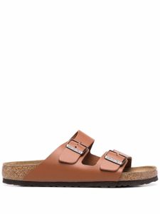 Birkenstock sandales Arizona en cuir - Marron