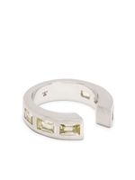 Tom Wood bague Vault Gate Baguette - Argent - thumbnail