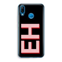 Monogram: Huawei P20 Lite Transparant Hoesje