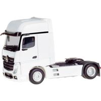 Herpa 317948 H0 Vrachtwagen Mercedes Benz Actros L Gigaspace Solotrekmachine 2-assige, wit