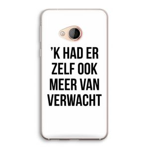 Meer verwacht: HTC U Play Transparant Hoesje