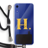 Amber Script: Honor Play 8A Transparant Hoesje met koord