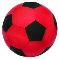 Softbal foam - voetbal print - rood - zacht - 50 cm - speelgoed ballen Softbal foam - voetbal print - rood - zacht - 50 cm - speelgoed ballen