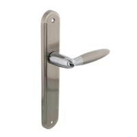 Deurkruk Elen op schild blind chroom