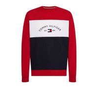 Tommy Hilfiger sweater met logo rood/wit/blauw - thumbnail