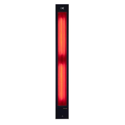 Xiomara Feel Good Shower IR-XL infrarood inbouw 185x20.7 cm zwart