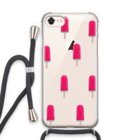 Waterijsje: iPhone 7 Transparant Hoesje met koord