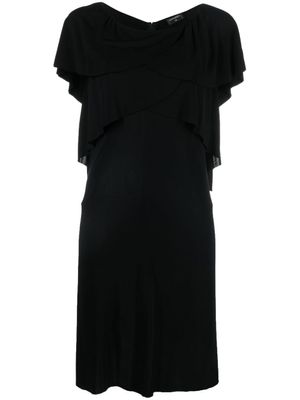 CHANEL Pre-Owned robe courte à design drapé - Noir
