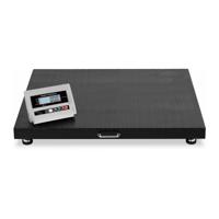 Vloerweegschaal - 3000 kg / 1 kg - 100 x 100 cm - LCD draadloos