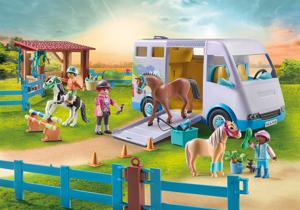 PLAYMOBIL Horses of Waterfall - Mobiele manege Constructiespeelgoed
