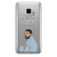 Hotline bling: Samsung Galaxy S9 Transparant Hoesje Hotline bling: Samsung Galaxy S9 Transparant Hoesje