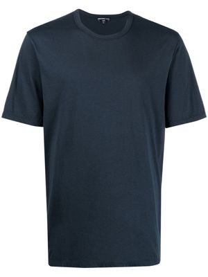 James Perse t-shirt à col ras-de-cou - Bleu