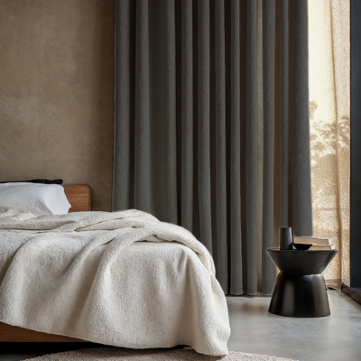 Gordijnen Bouclé - Haken of Ringen maat: 250 x 150 cm - materiaal: Bouclé - Dekbed-Discounter.nl