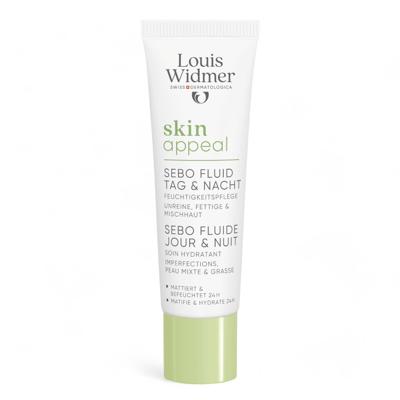 Louis Widmer SkinAppeal Sebo Fluïde Dag en Nacht Zonder Parfum Tube 30ml
