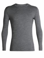 Icebreaker Merino 200 Oasis LS Crewe Thermoshirt Heren Gritstone Hthr-013 S