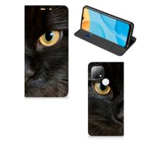 OPPO A15 | Hoesje maken | Zwarte Kat