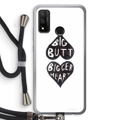 Big butt bigger heart: Huawei P Smart (2020) Transparant Hoesje met koord