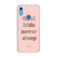 Cool Kids Never Sleep: Huawei Y6s Transparant Hoesje