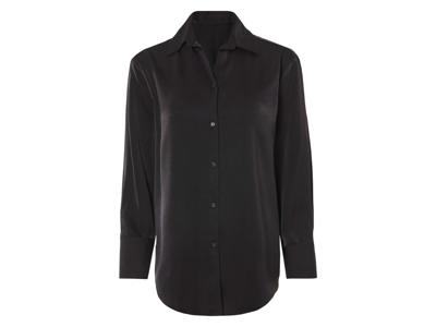 esmara Satijnen dames blouse (Zwart, 34)