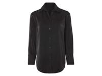 esmara Satijnen dames blouse (Zwart, 44)