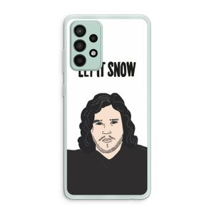 Let It Snow: Samsung Galaxy A52s 5G Transparant Hoesje