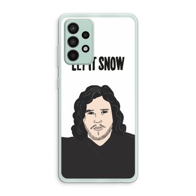 Let It Snow: Samsung Galaxy A52s 5G Transparant Hoesje